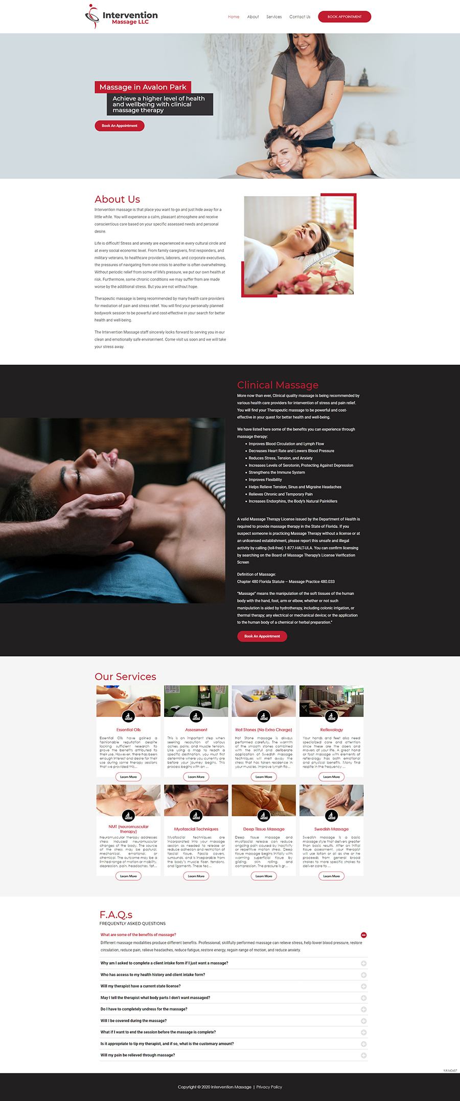 Intervention Massage- branding sample 1