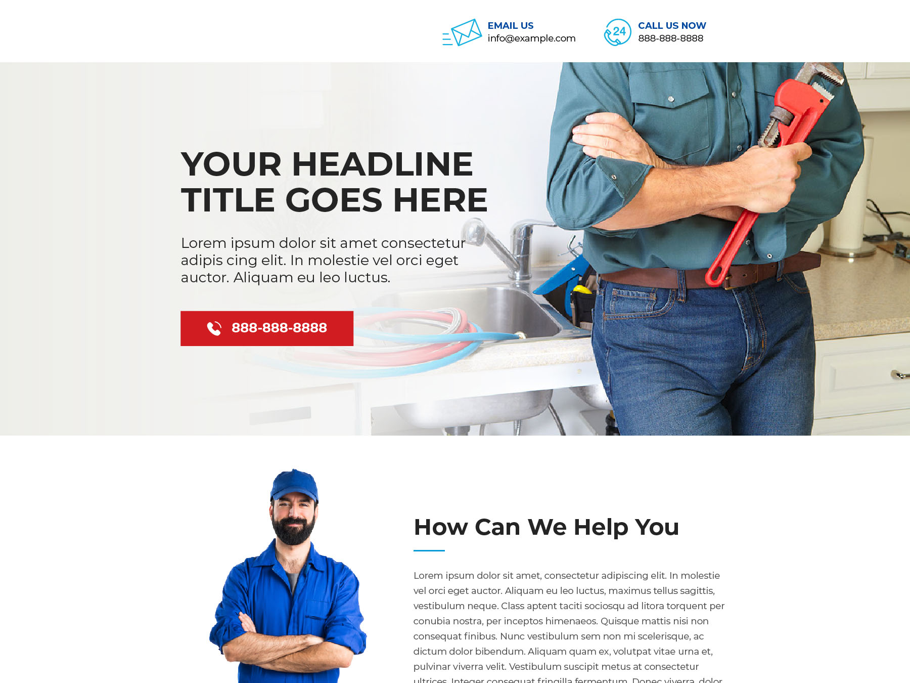 screenshot of Plumbing 3 website